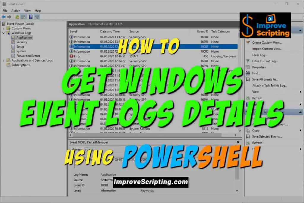 How To Get Windows Event Logs Details Using PowerShell Featured