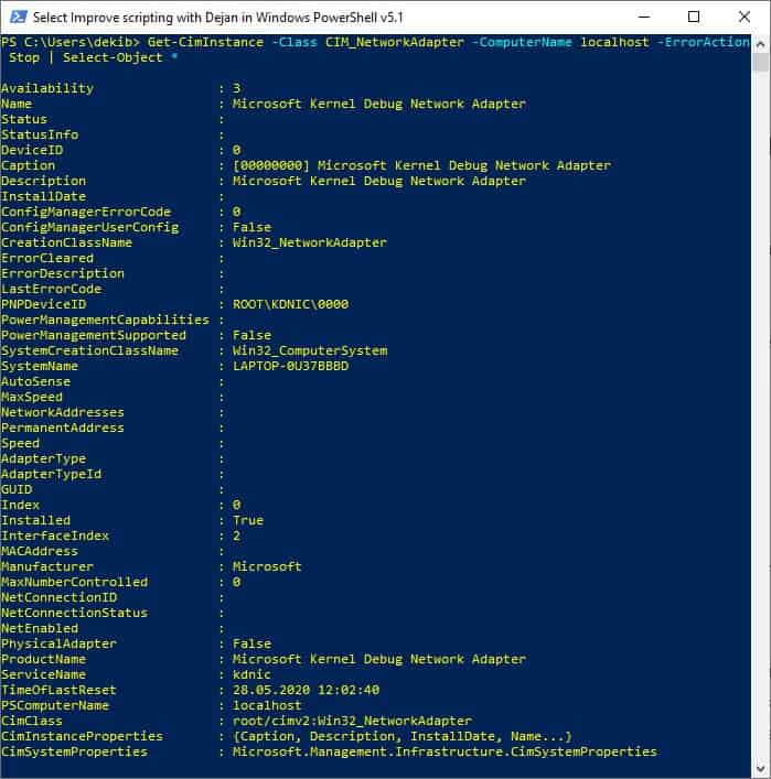 powershell get local users