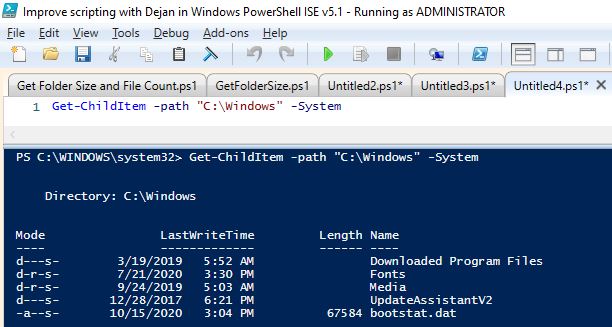 powershell compare files in directory